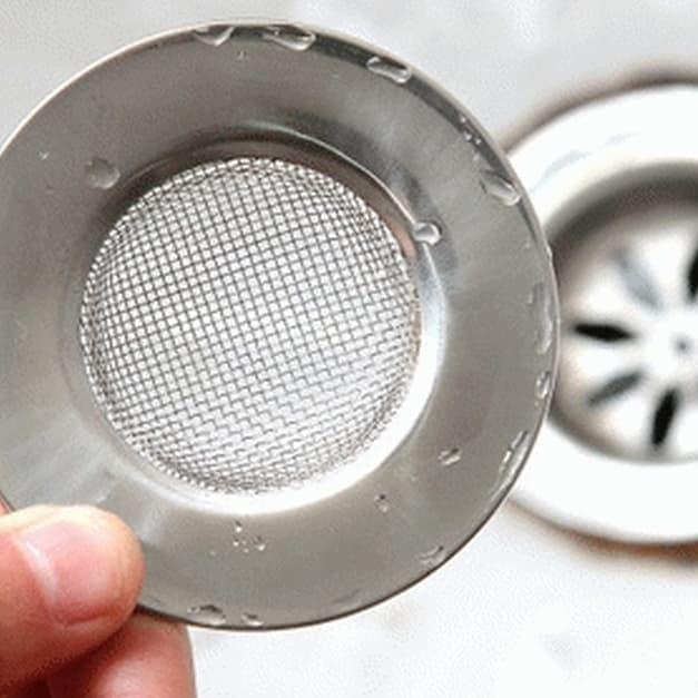 ㅒ Saringan wastafel lubang air stainless steel tutup wastafel dapur く