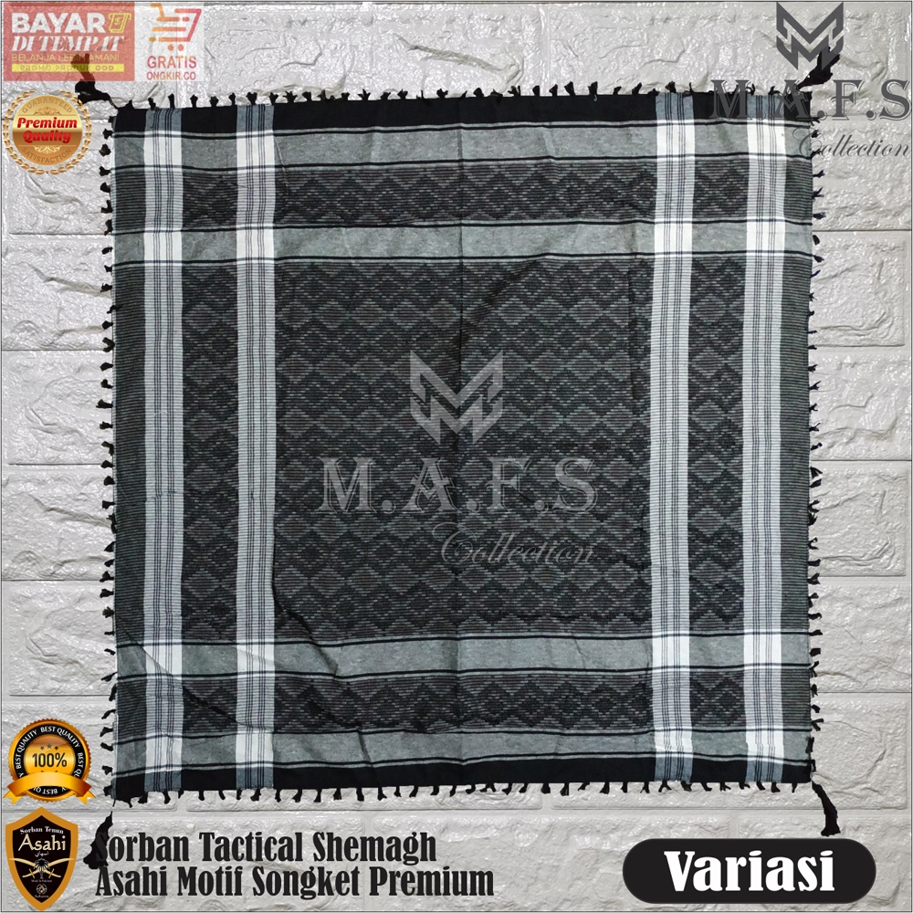 SORBAN SHEMAGH SORBAN SANTRI SORBAN KUNCIR MOTIF SONGKET
