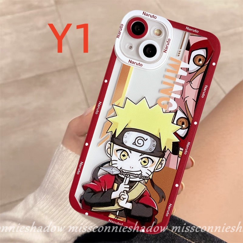 Realme C30 C25 C25 C35 8i 9 9Pro Plus 9i GT C31 C15 C12 C25s C25Y C20 C11 C21 C3 C21Y C20A 8Pro 8 6i 5i 5 5s Kartun Animel NARUTO Cute Sasuke Dan Shikamaru Soft TPU Clear Case