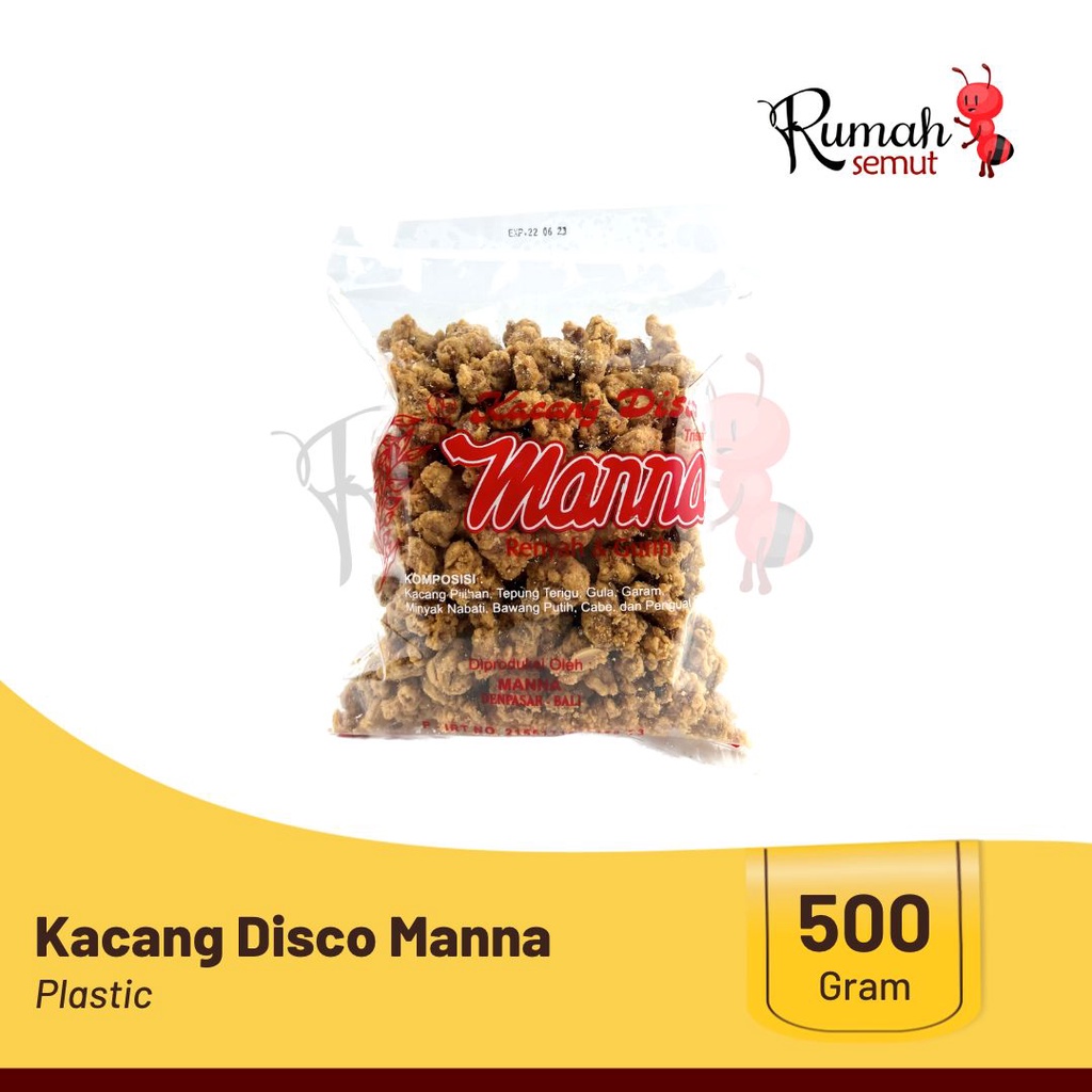 

Kacang Disco Manna Asli Oleh Oleh Khas Bali 500gr