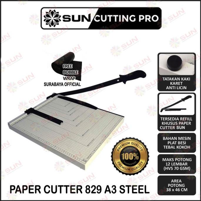 

Alat Potong Kertas ukuran A3 ( Paper Cutter A3 )