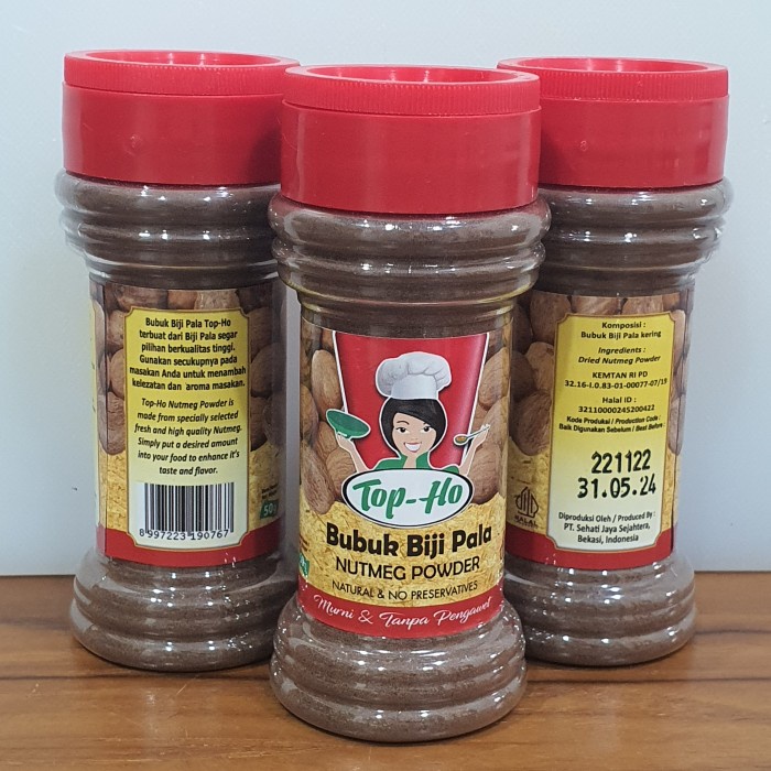 Jual Topho Bubuk Biji Pala Nutmeg Powder G Shopee Indonesia