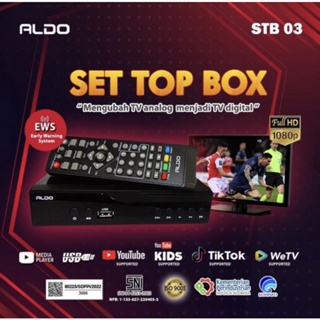 Aldo TV Box Digital Set Top Box Aldo DVB T2 STB 03