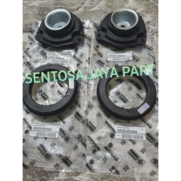 KARET SUPPORT DEPAN LIVINA EVALIA LATIO + BEARING SUPPORT 4PC ASLI