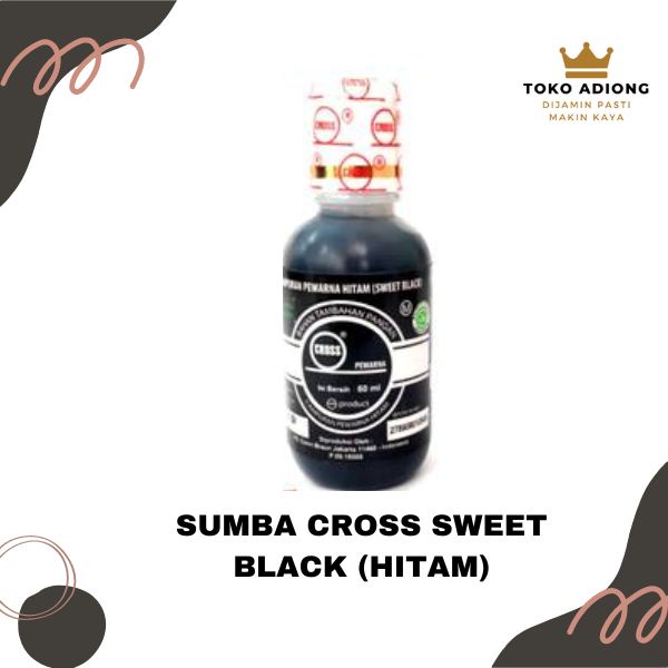 

PEWARNA MAKANAN CROSS - LIQUID ICING SWEET BLACK - BAHAN TAMBAHAN PANGAN - 80 G