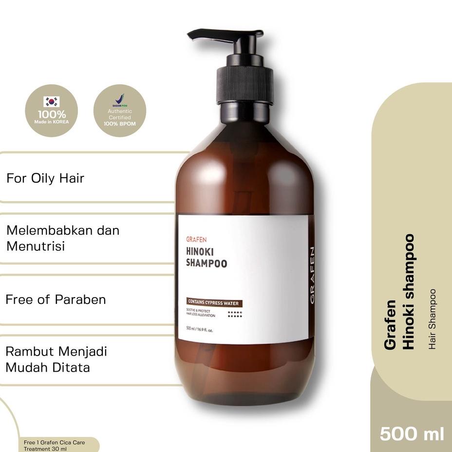 Terpopuler--Grafen Hinoki Shampoo 500ml