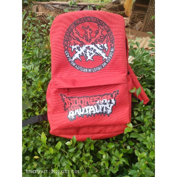 tas ransel idm,tas ransel prapatan rebel,tas ransel,ransel band metal,ransel dead metal
