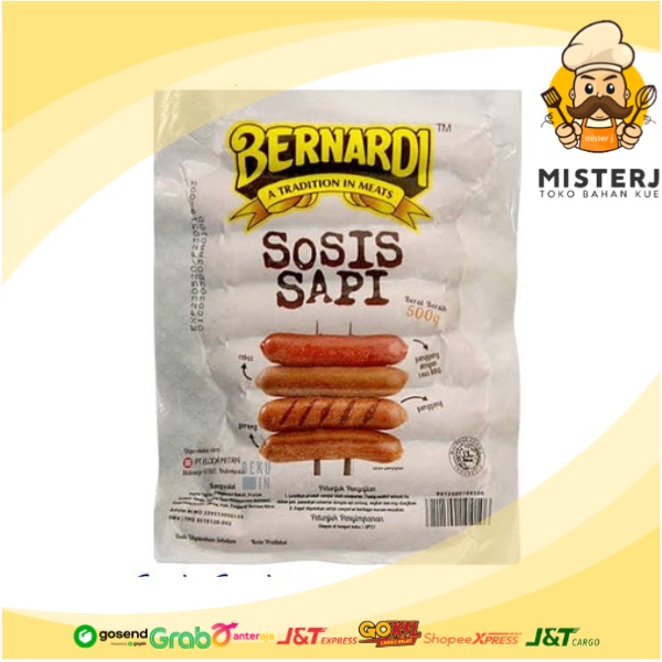 

Bernardi Sosis Sapi 10 Cm | 500 Gram | Order Hanya Menggunakan Pengiriman Instan | TANPA ES BATU
