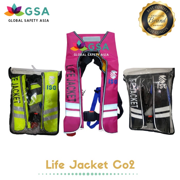 Automatic Life Jacket Co2, Jaket Pelampung Oksigen Pesawat, Life Vest