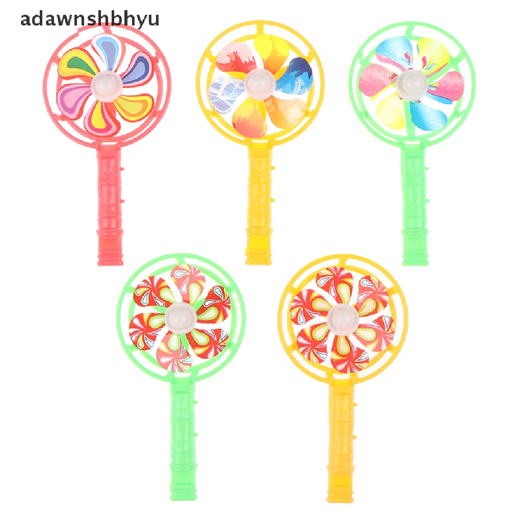 Adawnshbhyu 5Pcs KIds Outdoor Play Game Kincir Angin Peluit Mainan Anak Coloful ID