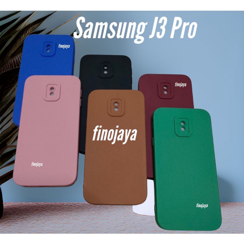 Softcase Samsung J3 Pro Silikon Casing Selicon Case Macaron Pelindung Pro Camera