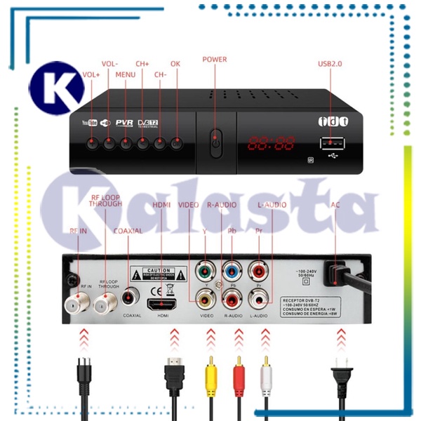 Set Top Box ZYREX STB (DVB-T2) ZBOX-1