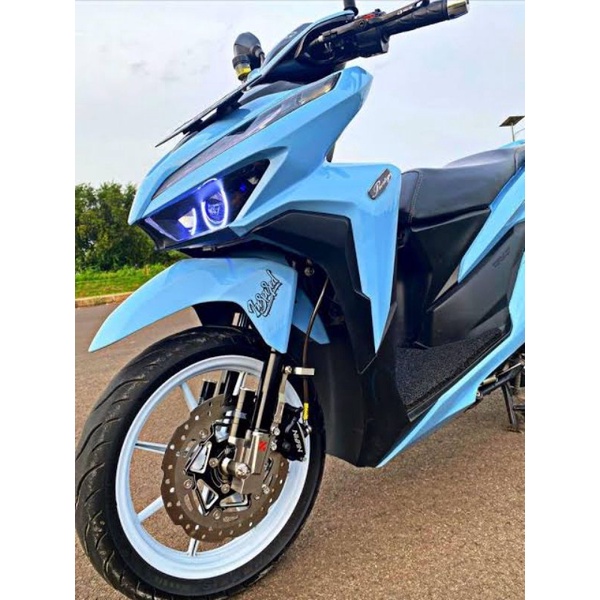 Cat Oplos Blue Mint Solid Cat Duco Cat Motor Mobil Dan sepeda 1 liter