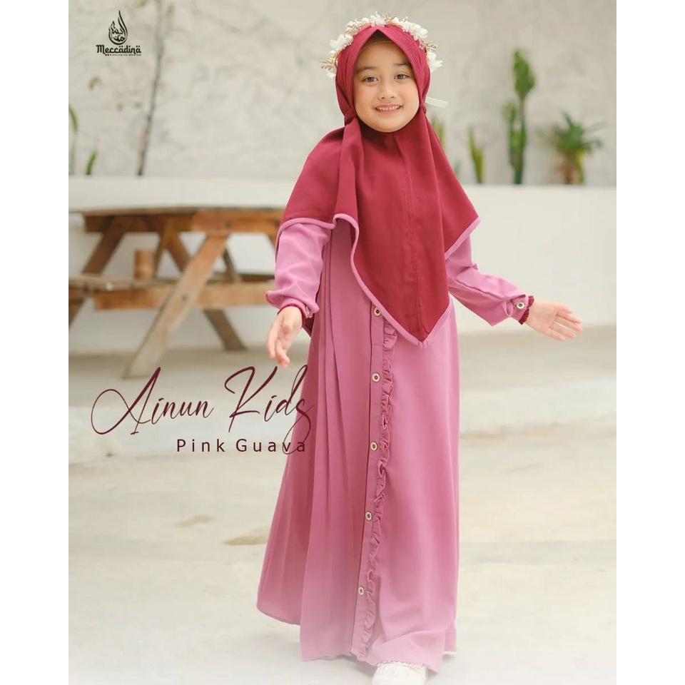 Murah GAMIS ANAK MIDI POLOS 2-3 TAHUN Elegan