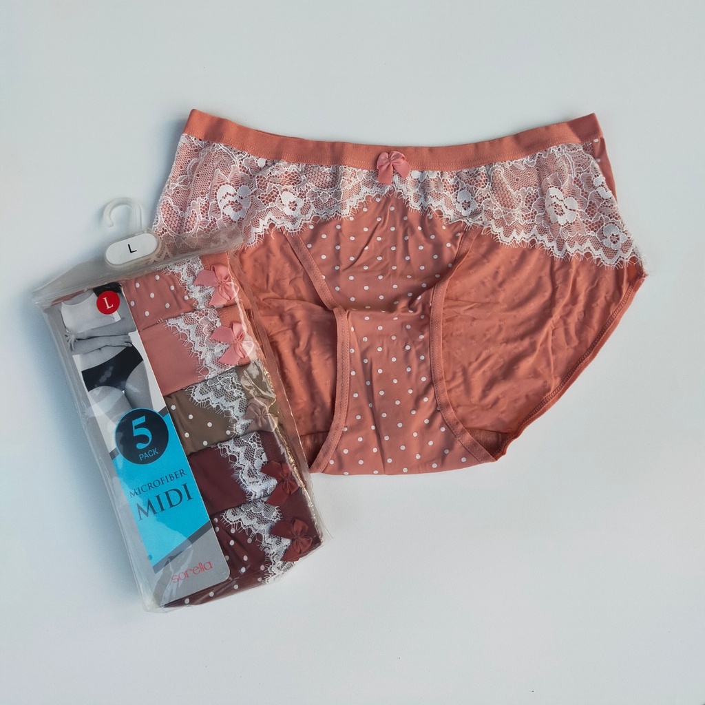 Sorella Panty Pack (Celana Dalam) 5pcs/pack SPP1237 size M L