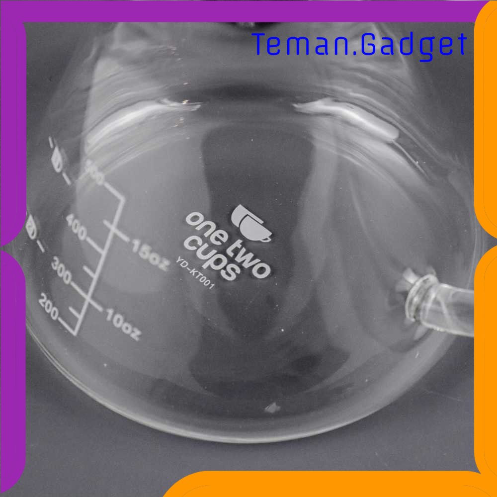 TG - DPR One Two Cups Coffee Maker Pot V60 Teko Kopi 500ml + Filter - YD-KT001