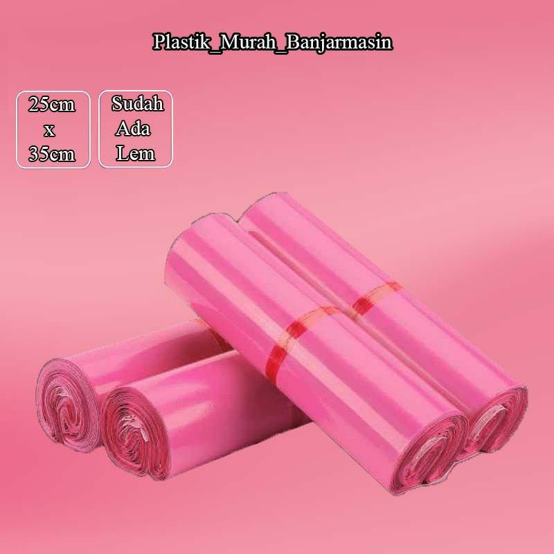 

Plastik packing bahan polymailer ukuran 25x35