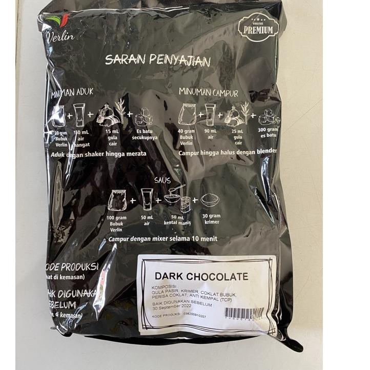 

SALE!!VERLIN Rasa DARK CHOCOLATE MURAH powder drink minuman bubuk (1kg)|RA1