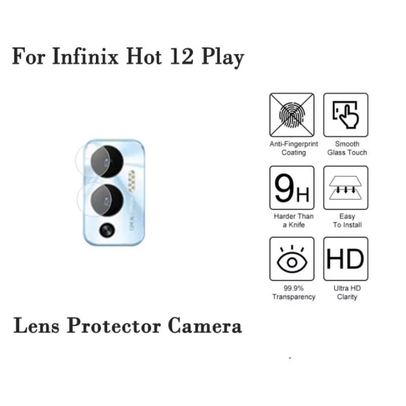 Tempered Glass Camera Infinix Hot 12/12 Play 9H Glass