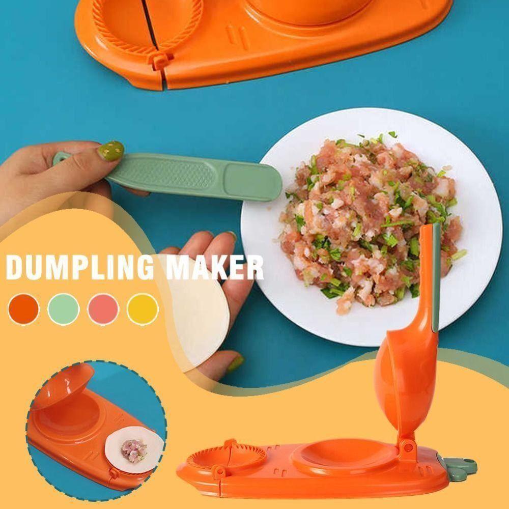 Populer Dumpling Maker New Design Cetakan Bungkus Pangsit 2in1 Dumpling Skin Maker