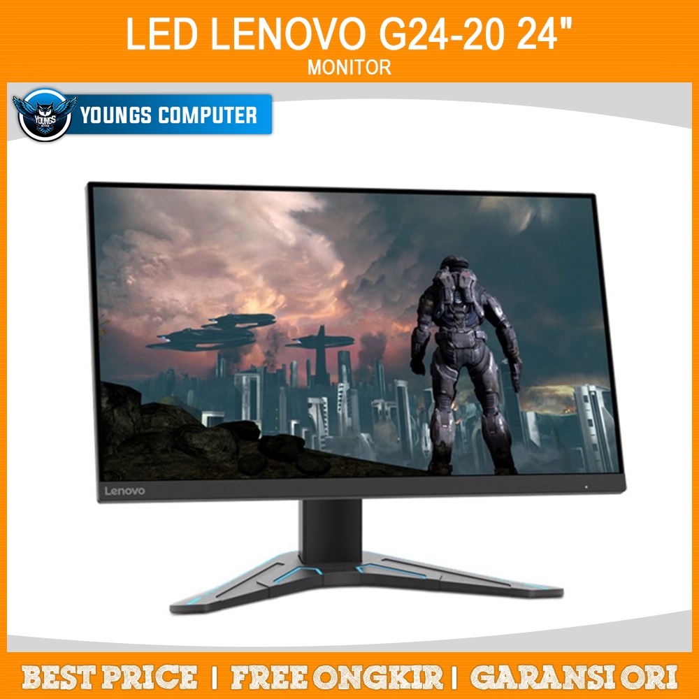 LED LENOVO G24-20 24&quot; IPS 1080p 165Hz 350cdm HDMIx2 DP Gaming Monitor