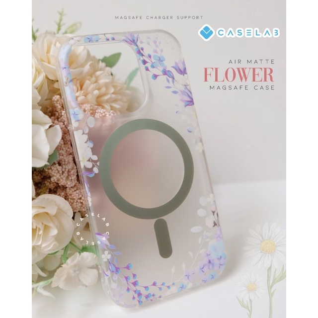 CASE FLOWER AIR MATTE MAGSAFE KOREAN DESIGN PREMIUM PRINT 14PROMAX 14PRO 14PLUS 14 13PROMAX 13PRO 13 12PROMAX 12PRO 12 11PROMAX 11PRO 11 ANTI SHOCK