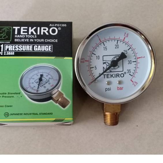 Ukur tekanan 2.5" pressure Gauge Tekiro