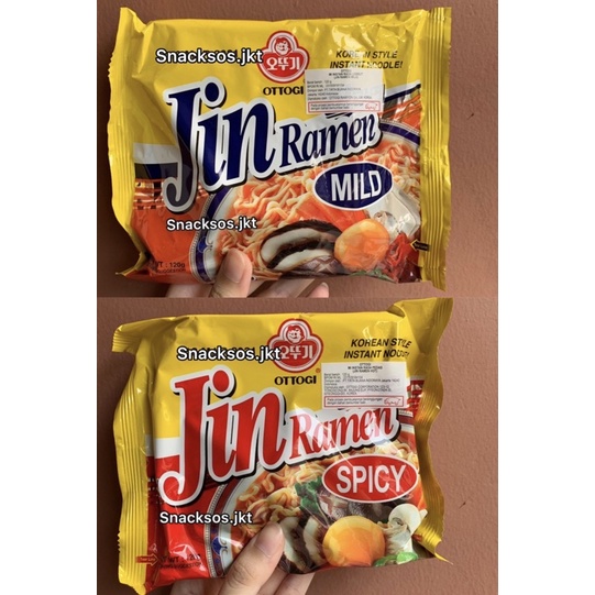 

Ottogi Jin Ramen MILD / SPICY 120 gr