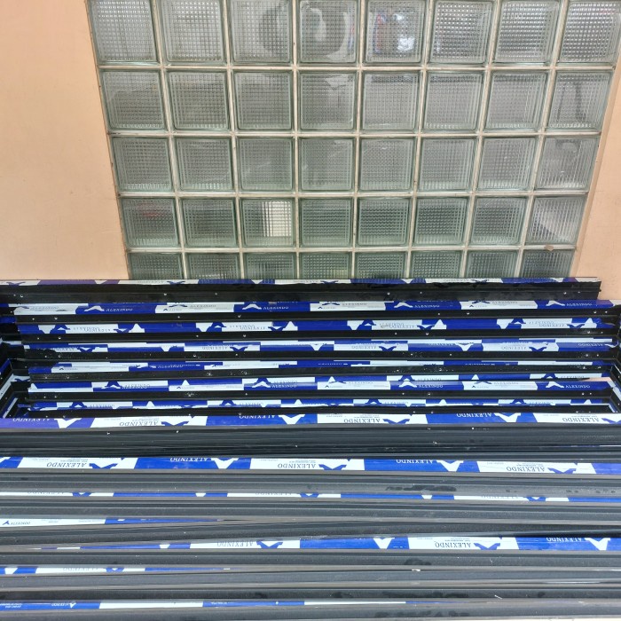 kusen aluminium 4 inch pintu hpl minimalis