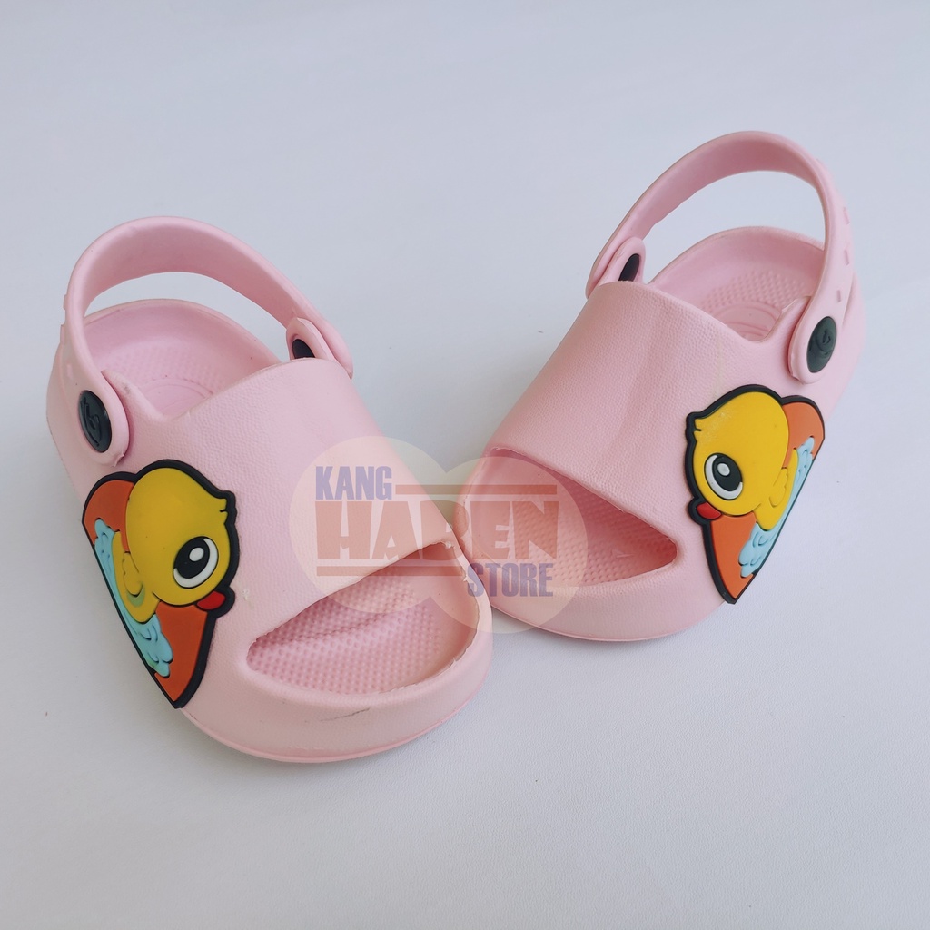 Sandal Kokop Tali Baby Cowok Cewek Karakter Bebek Lucu Sendal Anak 386EDUCK