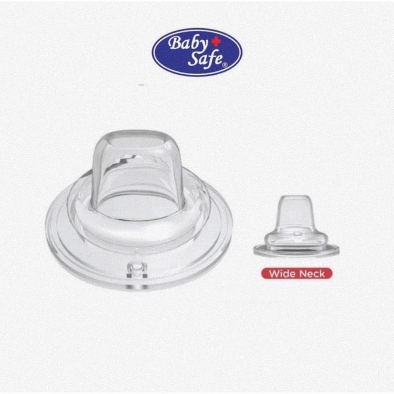 Baby Safe Silicone Spout Wide Neck Isi 2 Pcs - DWNCC