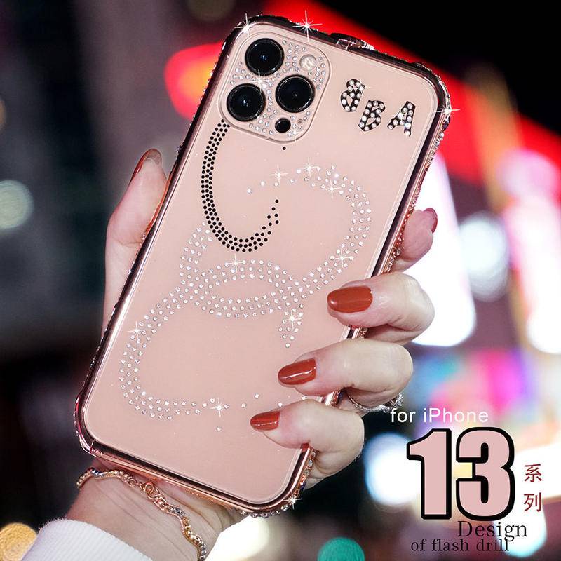 IPHONE Untuk iPhone14 13 12 11 Pro Max Plus Case Glitter Berlian Imitasi Kristal Diamond Metal Bumper Case Cover Untuk iPhone14 iPhone13 iPhone12 iPhone11 Case