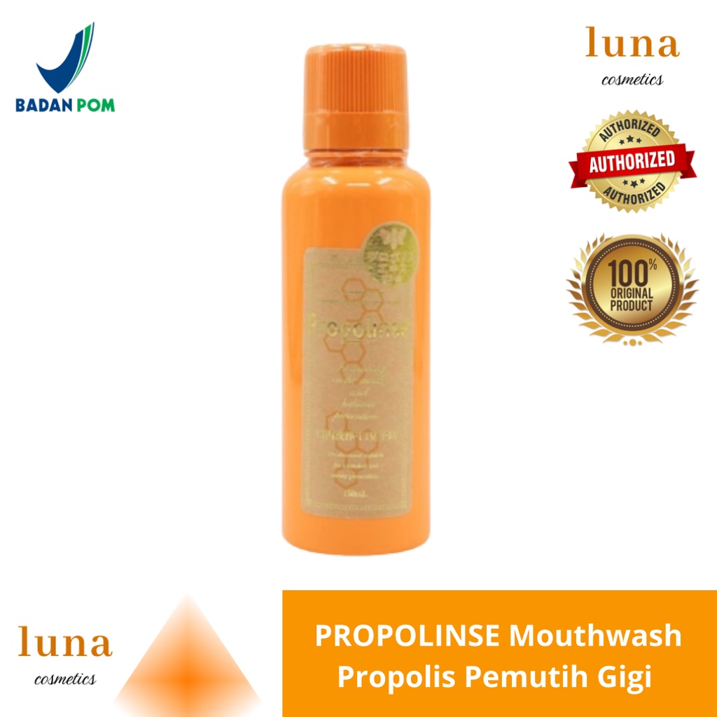 PROPOLINSE Mouthwash Propolis Pemutih Gigi Pembersih Karang Gigi 150ml