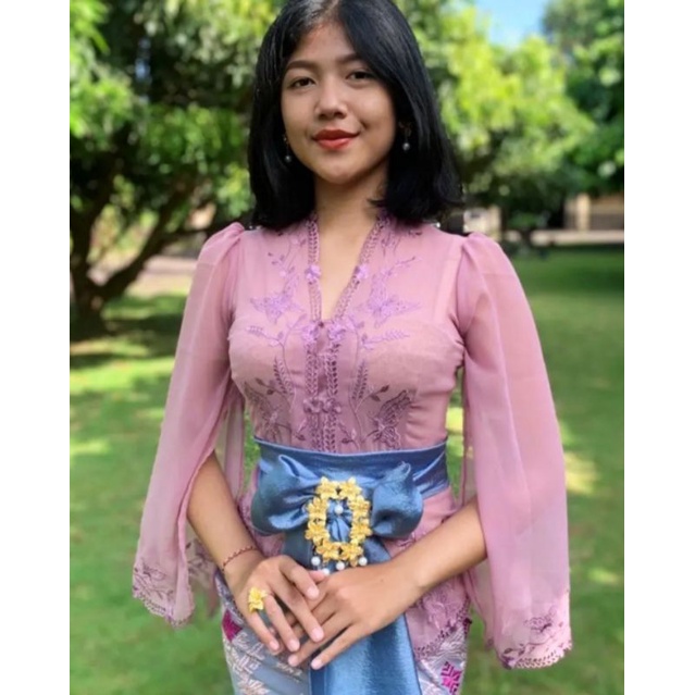 kebaya sifon bordir