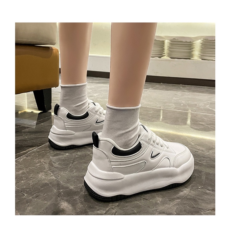 AND / COD / Sepatu Sneakers Wanita Import Sepatu Putih Cewek Sepatu Wanita Tali Sneakers Perempuan Sepatu Jalan SPT-15