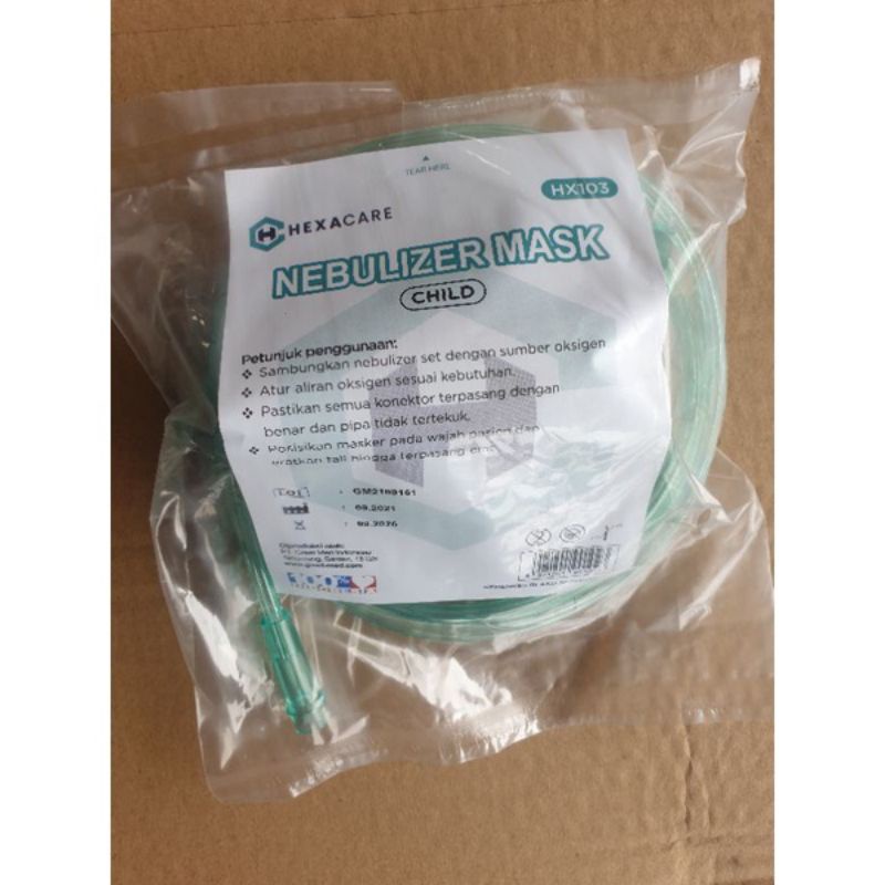 HEXACARE MASKER NEBULIZER ANAK/ MASKER NEBULIZER