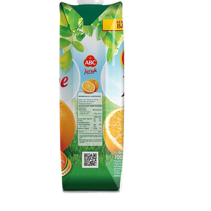 

Diskon✔️ABC Jus Jeruk 1 L - Multipack 6 pcs|SQ1