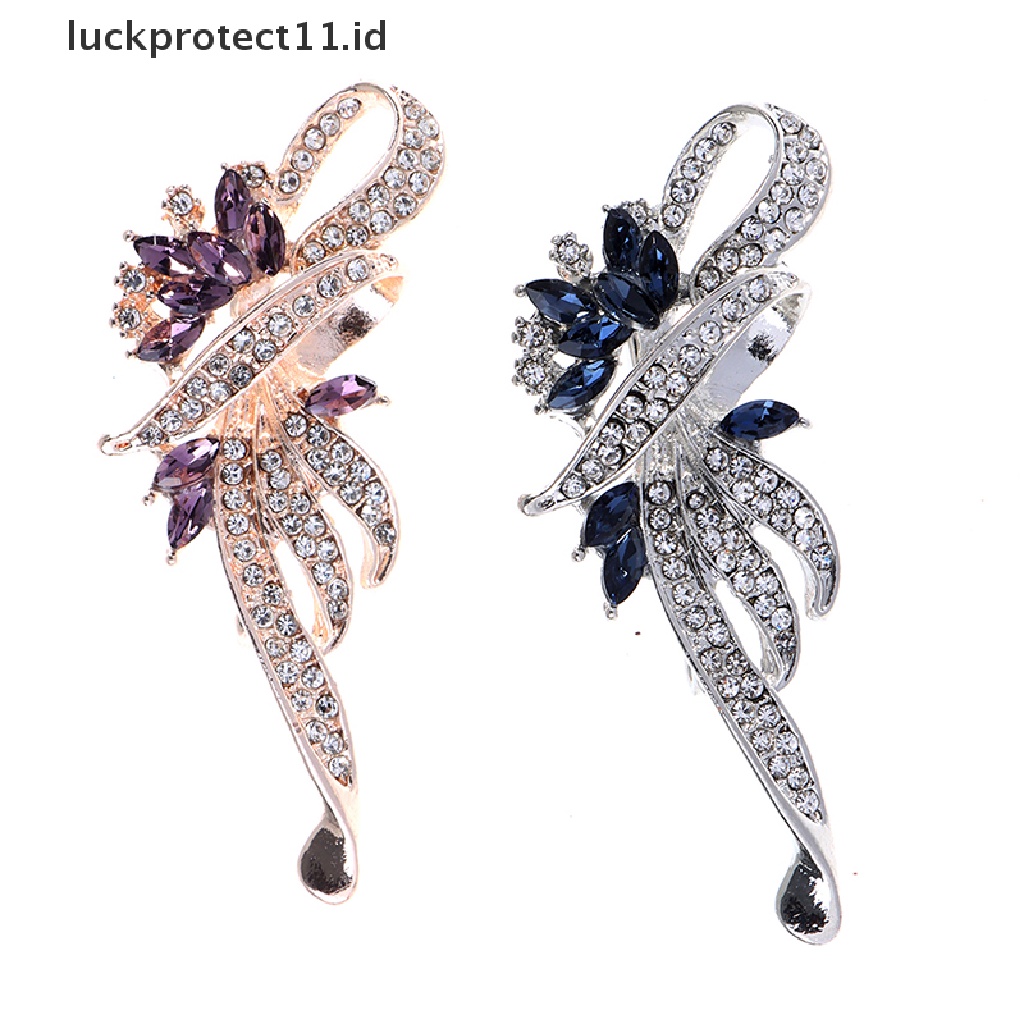 /Fashion Hot// Fashion// 1Pc Wanita Elegan Kristal Bros Pin Fashion Perhiasan Pakaian Aksesoris Hadiah.