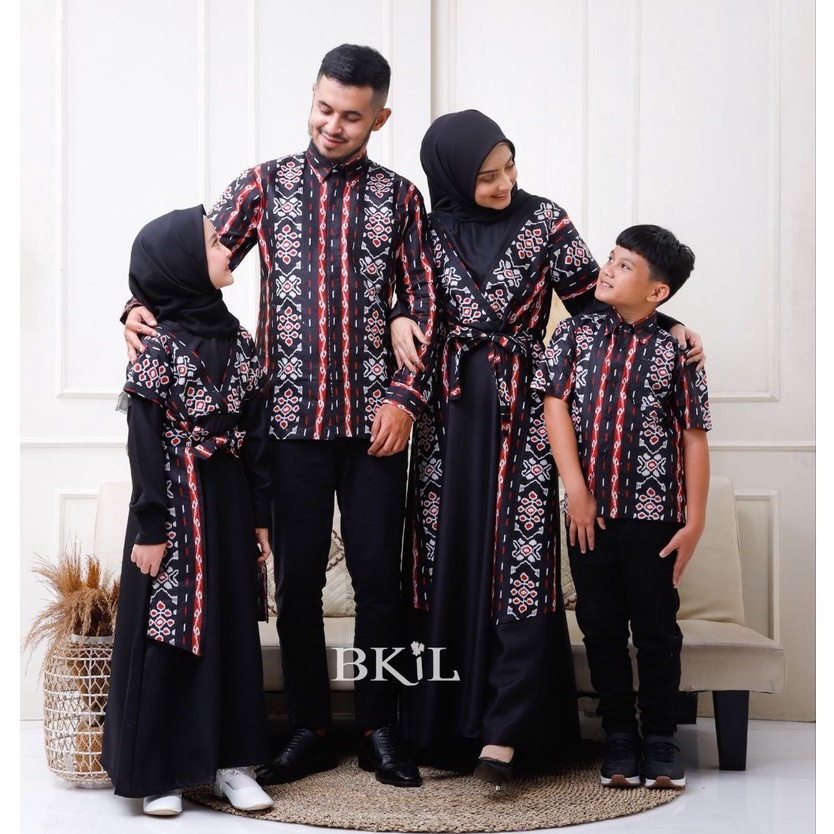 Batik Couple Modern Keluarga Baju Batik Wanita Modern Gamis Batik Modern Set Batik Keluarga Batik Wanita Dan Pria Seragam Batik