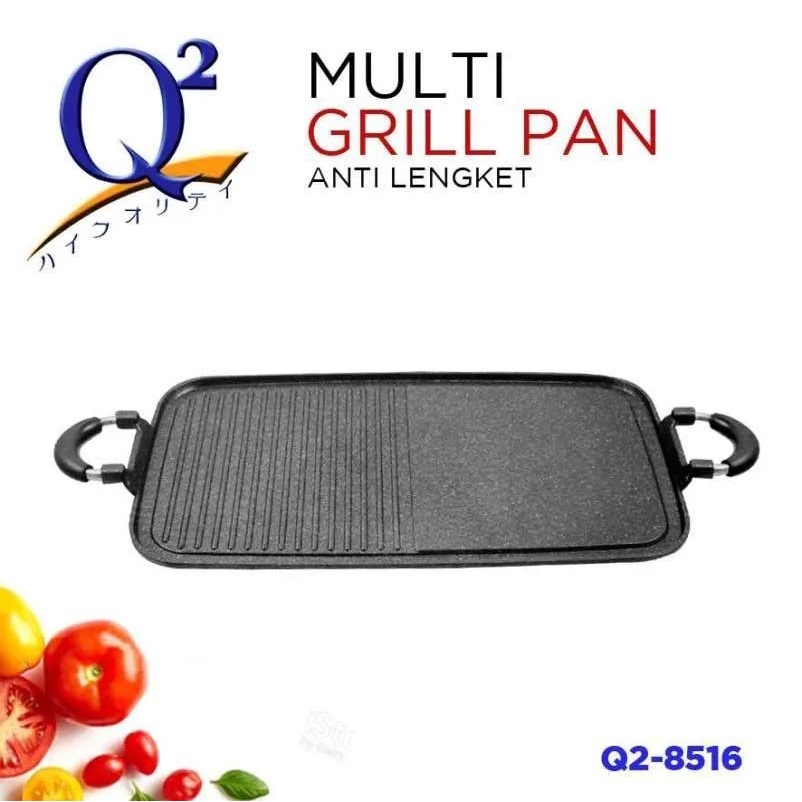 Q2 Multi Grill Pan Q2 8516 Panggangan Kompor Griller Alat Panggang