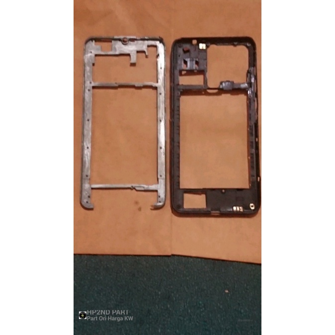 frame lcd dan tutup mesin belakang Maxtron s9 xt reno original