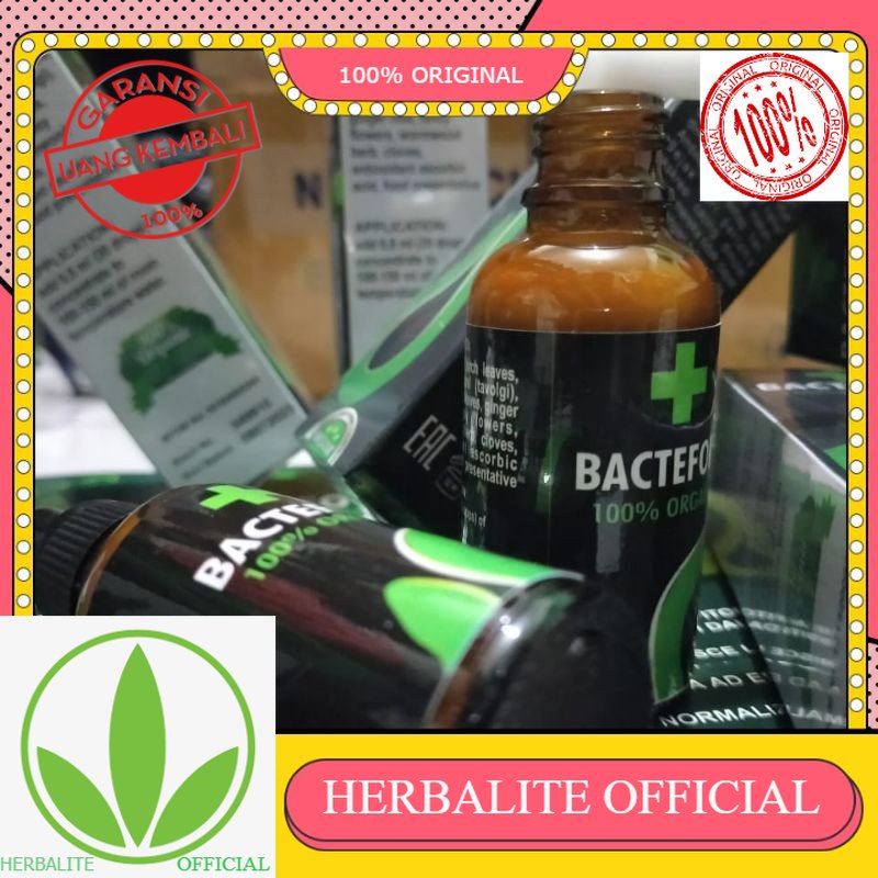 100% ORIGINAL PROMO Botol Obat Parasit Bactefort Asli Obat Bactefort Ori Obat Bau