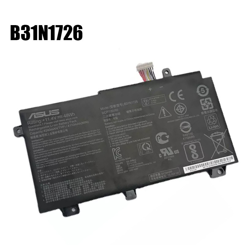 Baterai Laptop Asus TUF FX504 FX504GE FX505 FX505G FX505DY B31N1726