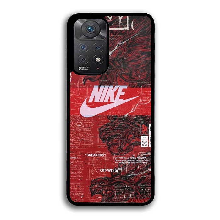 Hardcase Casing Xiaomi Redmi Note 11 10 9 8 Pro Nike Red Dragon AB0556 Case Cover