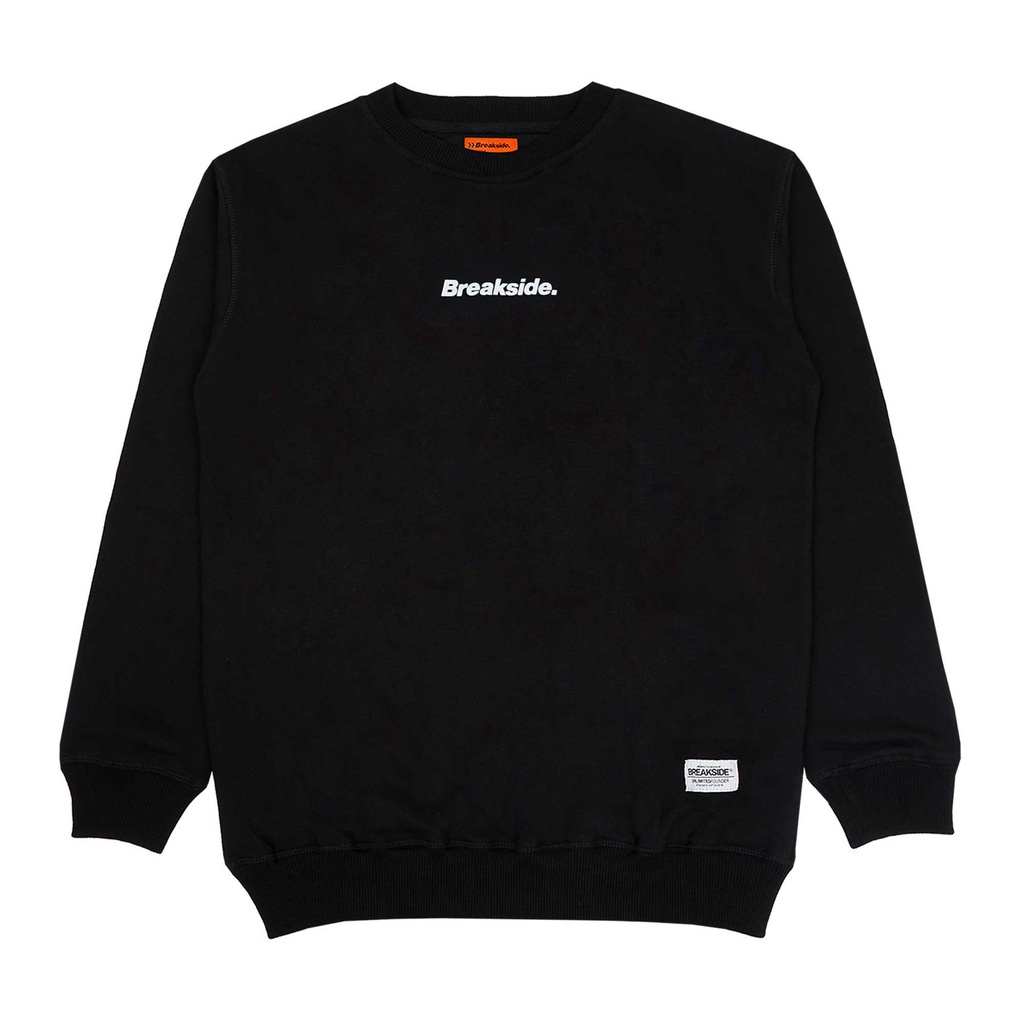 SWEATER CREWNECK BREAKSIDE CULTURAL BLACK
