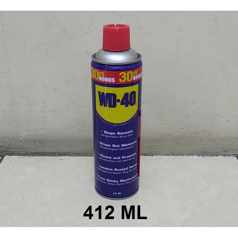 WD 40 Pelumas Anti Karat - Semprotan WD40 Lubricant 412 ML