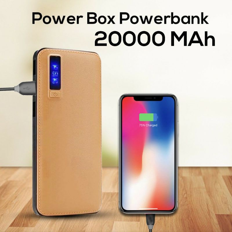 POWER BANK 20000 MAHBISA UNTUK NGECAS SEMUA JENIS HP
DI LENGKAPI 3 COLOKAN USB+SENTER
