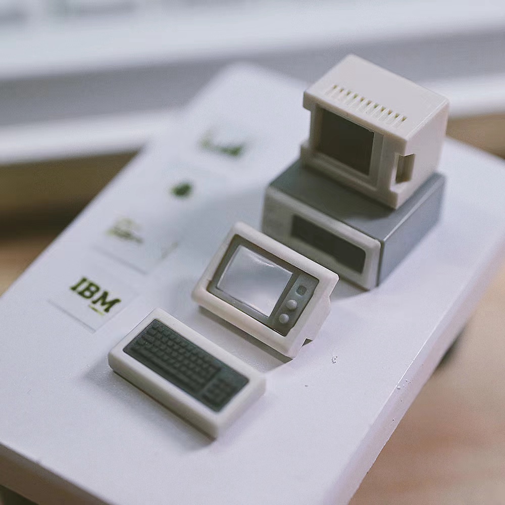 Ibm Nostalgia Mini Macintosh Disesuaikan Retro Keycap Untuk Keyboard Mekanik Klasik Lucu Key Cap Suit Button Personal Keycaps