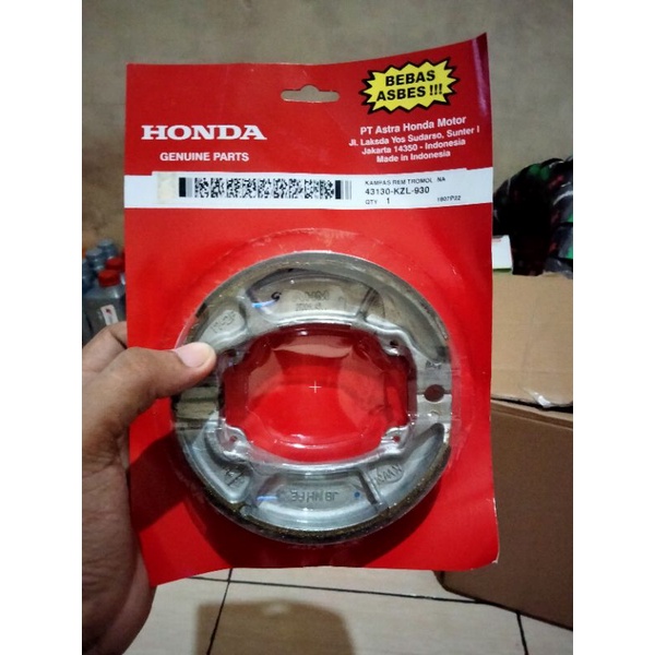 KAMPAS REM TROMOL BELAKANG BEAT VARIO ORI