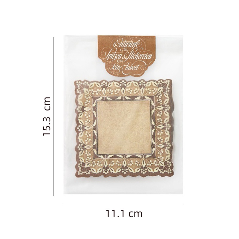 40pcs Dream Whisper Series Retro Bahan Lace Kertas Untuk Scrapbooking